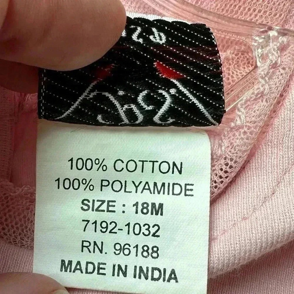 PS by SP Pink Ruffled 18m pant set - Picture 4 of 7